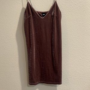 Mauve Velvet Dress